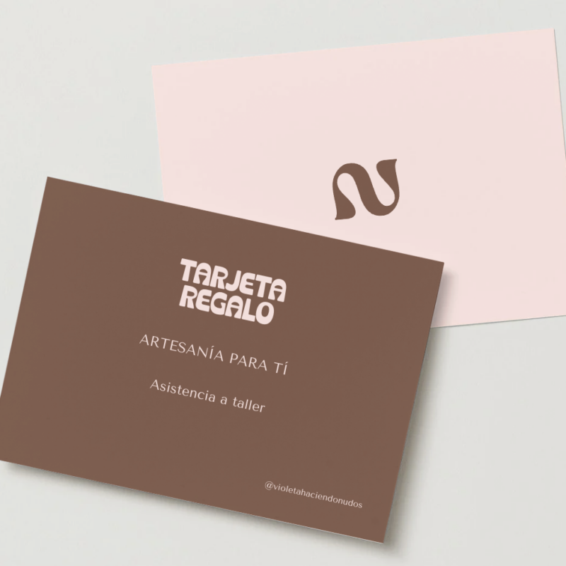 TARJETA REGALO TALLER